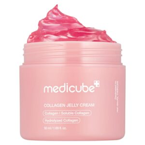 medicube Collagen Jelly Cream – Niacinamide & Freeze-Dried Hydrolyzed Collagen | 24-Hour Glow & Hydration | Korean Skincare | 1.69 Fl Oz